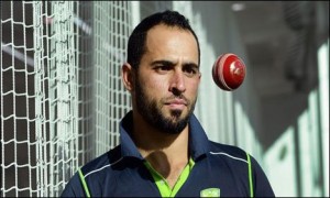 Fawad Ahmed. Former refugee and Australian cricketer