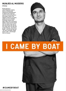 The 'I Came By Boat' campaign highlights the immense contributions that refugees have made to Australian society