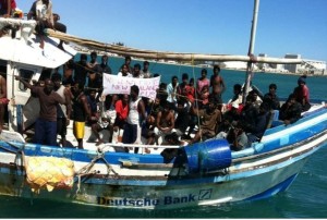 The Blue Star Marine carried 66 asylum seekers from Sri Lanka to Australia 