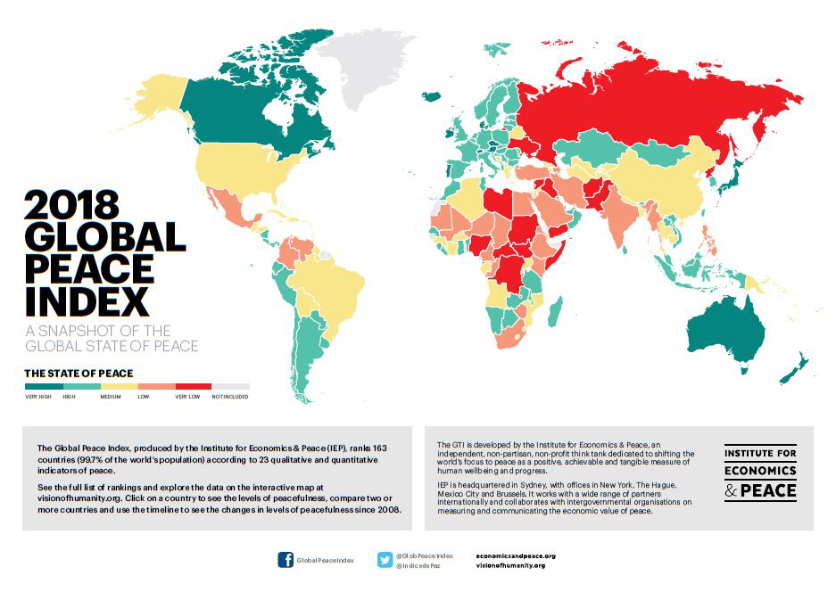 Global Peace Index 2024 Upsc Nola Martie